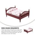 thumbnail image 2 of MasteelfCA Mini Maison Miniature Lit Double Mini Maison Mobilier Mini Maison Accessoires, 2 of 7