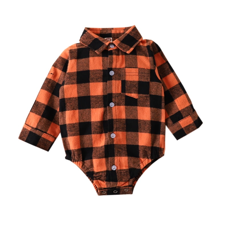 newborn flannel outfit
