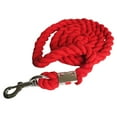 thumbnail image 2 of Miulika Horse Lead Rope Horse Leading Rope Handmade Durable Professional Practical Accessories Bolt Snap Heavy Duty Soft Braided Rope Red, 2 of 9