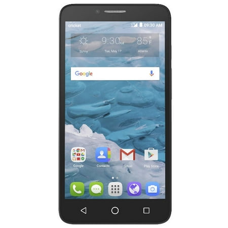 Cricket Wireless Alcatel OneTouch Flint 16GB Prepaid Smartphone,
