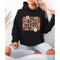 thumbnail image 6 of Bulldogs Hoodie for Women & Teen Girls Groovy Retro School Spirit Game Day Pullover Sweatshirt, 6 of 8
