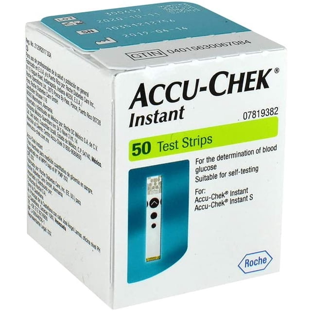 ACCU-CHECK TIRAS INSTANT 25 ACCUCHEK ACCU-CHECK Accu chek instant tiras reactivas c/50
