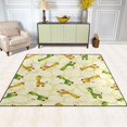 BESTKITTY Colorful Animal Giraffe Area Rug 5'x4' Soft Large Area Rugs