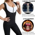thumbnail image 5 of Women Waist Trainer Corset Zipper Vest Body Shaper Cincher Tank Top with Adjustable Straps, 5 of 9