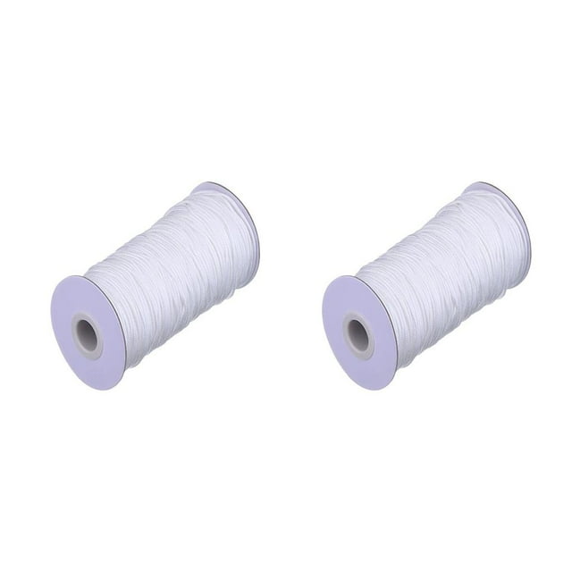 tredstone 1.8MM Window Blind String Strong Bearing Capacity Weaving Style Pull Rope Not Easy to Fade Curtain Roll for Window-shades 14MM*100M 2Set