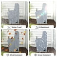 thumbnail image 3 of Covers & All Water Softener Outdoor Cover, Waterproof, Anti UV & Tear Proof Filter Tank Cover with Handle, Zippers & Air Vents (40" H x 30" W x 16" D Inches, Gray), 3 of 7