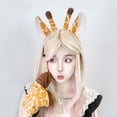 thumbnail image 4 of Vjnyvs Giraffe Headband Gloves Tail Set Animal Theme Party Accessory, 4 of 7