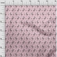 thumbnail image 3 of oneOone Viscose Jersey Light Pink Fabric Animal Dress Material Fabric Print Fabric By The Yard 60 Inch Wide, 3 of 5