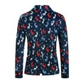 thumbnail image 6 of Franhais Men Christmas 3Pcs Suit Cartoon Print Long Sleeve Single Breasted Jacket with Vest Pants, 6 of 9