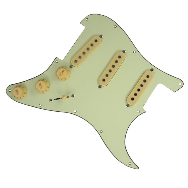cargado para guitarra de 3 capas Sss, repuesto de de rascado precableado para guitarra eléctrica ST, accesorios para guitarra