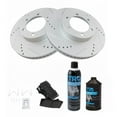 thumbnail image 2 of TRQ Front Semi Metallic Brake Pad & Performance Rotor Kit for Toyota Lexus BKA21337 Fits select: 2003-2009 LEXUS GX, 2003 TOYOTA 4RUNNER SR5/SPORT, 2 of 6