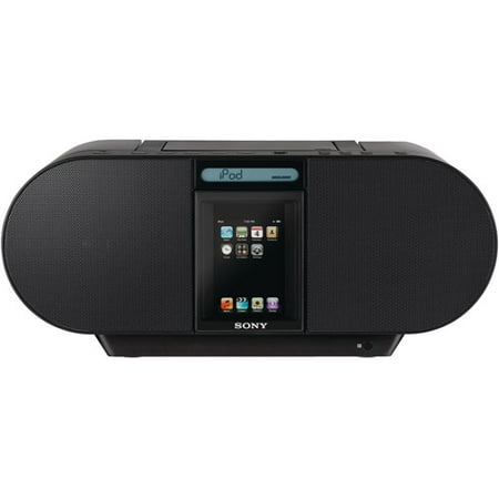 Sony ZS-S4iP CD Boombox with iPod and iPhone Dock in Black
