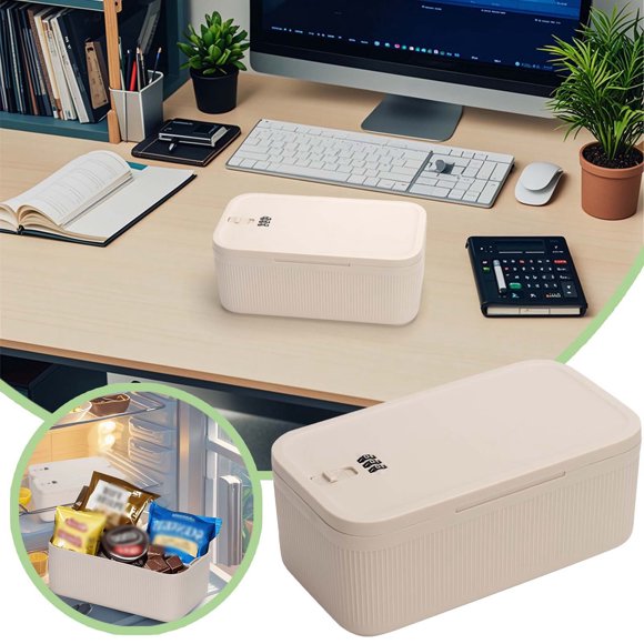 Oliegs Password Lock Sealed Storage Food Grade Odor Storage Snack Mobile Phone Self Discipline Partitioned Drawer Storage