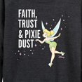 thumbnail image 3 of Tinker Bell - Faith Trust Pixie Dust - Ladies French Terry Long Sleeve Shirt, 3 of 5