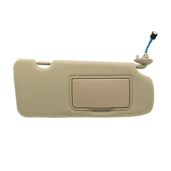 Right Passenger Side Sun Visor With Light With Makeup Mirror For Honda CRV 2017-2022, Replacement OEM 83280-TLA-A62; 83280-TLY-H11ZB-beige