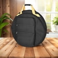 thumbnail image 1 of Bolsa para platillos de 22 pulgadas asas para estuche para platillos y correas de mochila impermeables a prueba de golpes, 1 of 9