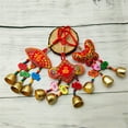 thumbnail image 1 of Wind Chimes Sachet Adorable Multi-pattern Chinese Style Car Pendant Fish Metal Bell Wind Chimes for Dragon Boat Festival, 1 of 7