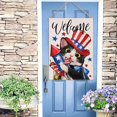 thumbnail image 4 of Welcome 4th of July Tuxedo Cat Patriotic Decorative Garden Flag, America Pet Firework Yard Outside Decorations Cat Lover Gifts, American USA Outdoor Small Home Decor Double Sided, 4 of 10