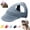 Gray, variant on Tucknest Dog Hats for Large Dogs, Dog Baseball Cap with Ear Holes, Adjustable Pet Sun Hat Canvas for Summer Outdoor Walking, Gray, Size L