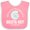 Pink and White, variant on Inktastic Siesta Key Florida Beach Vacation Boys or Girls Baby Bib
