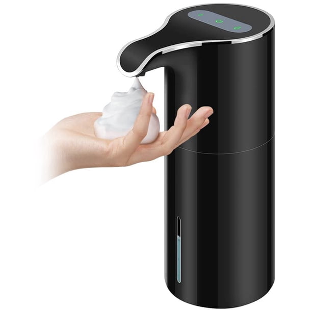 Dispensador de JabóN en Espuma AutomáTico - Dispensador de JabóN Sin Contacto Dispensador de JabóN EléCtrico Recargable por USB 450ML Negro