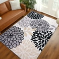thumbnail image 3 of TWINNIS Area Rugs Floral Boho Rug Floor Carpet for Living Room Bedroom,4'x6',Gray, 3 of 7