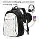 thumbnail image 2 of Easygdp Sea Animals Mochila para Laptop de Viaje con Puerto USB, Mochila para Laptop con Puerto de Carga USB para Mujeres y Hombres, 2 of 7