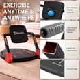 thumbnail image 3 of ARVIVO 5-in-1 ABMAX Sit Up Machine with Flat Backrest& Foam Roller 3 Adjustable Resistance Levels Ab Exercise Equipment for All Ages 330lbs, 3 of 9