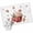 FireBrick, variant on Christmas 2'x6' Runner Rugs for Hallway Kitchen Bedside Non Slip Washable, Retro Xmas Deer Candy Ice Cream Pine Needle Entryway Rug Runners with Rubber Backing, Long Carpet Runner for Laundry Room