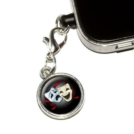 Drama Comedy Tragedy Masks - Acting Theatre Theater Mobile Phone Charm