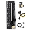 thumbnail image 1 of Maoww Computer PCI-E 1x to 16x Adapter Board 6pin Power Port Expansion Card Fast Speed PCI-Express Extender Miner Equipment Black USB Cable, 1 of 1