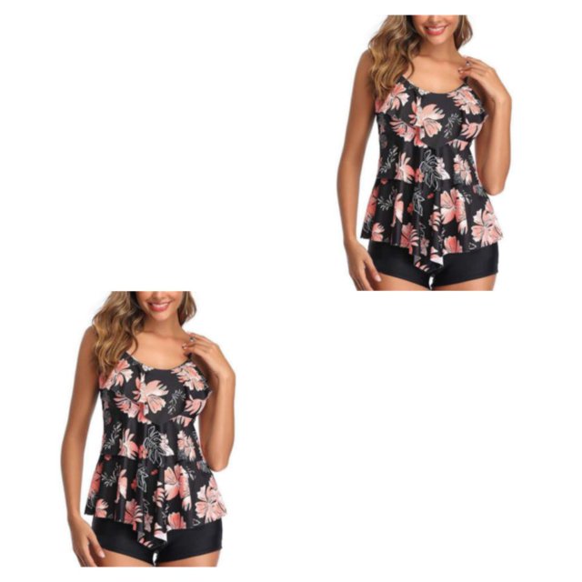 Sonducket Conjuntos de ropa de salón cómodos y frescos para mujeres - Sin mangas Conjuntos de ropa de salón de seda de leche para negro 2XL 2piezas