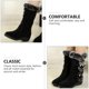 thumbnail image 5 of EeaseMX Botas de felpa de tubo medio para mujer, otoño e invierno, 1 unidad (talla 37), 5 of 7
