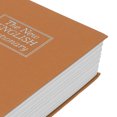 thumbnail image 1 of Caja fuerte para libros de desvío, estilo diccionario de gran tamaño, cerradura de combinación segura para libros de acero inoxidable para monedas, tarjetas y documentos, color rojo, 1 of 14