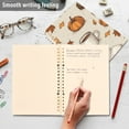 thumbnail image 4 of FORMRS 1-Subject Spiral Notebook 8" x 5" College Ruled 60 Refillable Sheet A5 Hard Cover, 2 Pack, Fall Pumpkin Pattern, 4 of 7