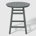 thumbnail image 2 of WestinTrends Outdoor 37" Counter Height HDPE Patio Round Bar Table, Gray, 2 of 7