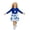 00&Blue1595, variant on Tiijoy Girls Outfits Bow Floral Sleeveless Dress with Ruffle Cardigan Jacket, Sizes 2-8
