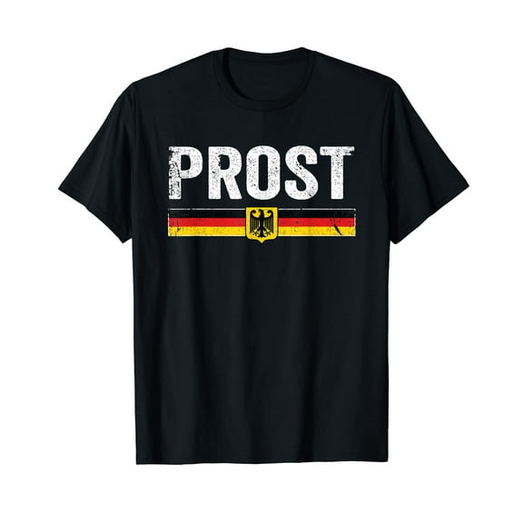 Retro Oktoberfest Shirt Men Women German Flag Prost T-Shirt