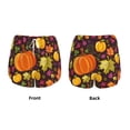 thumbnail image 5 of Picia Autumn Harvest Pumpkin Joy Pattern Women's 2 in 1 Athletic Running Shorts High Waisted Workout Casual Gym Sweat Shorts with Comfy Liner Zipper Pockets-X-Large, 5 of 9