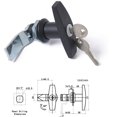 thumbnail image 3 of 1 Pair Of Zinc Alloy T-handle Door Lock Latch Garage Cabinet Lock Kit For Truck Cabinet Garage Door Lock For Rv Trailers, 3 of 6
