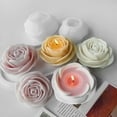 thumbnail image 3 of lanema Romance Peony Candle Mold Sturdy Silicone Craft Supplies for Home Decoration, 3 of 20
