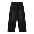 thumbnail image 3 of ClodeEU Women's Vintage High Waist Straight Leg Jeans,Casual Baggy Denim Pants ,Women's Plus L, 3 of 7