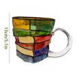 thumbnail image 3 of Vaso De Cristal Para Bebidas Frías Y Calientes. Vaso Reutilizable Y Duradero Con Borde Liso, Ideal Para Café, Té, Agua Y Zumo., 3 of 7