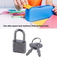 thumbnail image 6 of 5Pcs Portable Suitcases Locker Securing Lock Diary Padlocks Key Lock Zincs Alloy Locker Padlock With Key Easy to Use, 6 of 9