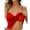 CEG89-Red, variant on VV AVEORS Womens Camisole Tank Tops With Built In Bra Adjustable Spaghetti Strap V Neck Yoga Shirts Basic Tank Tops Layer Padded Bra Dark Green 4XL
