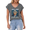 Dark Gray, variant on Purple V Neck Print Tshirt S-5XL Artistic Van Gogh Graphic Tees Casual Shirts Tops