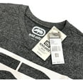 thumbnail image 2 of Ecko Unltd Men's V-Neck T-Shirt Classic Puff Print Logo Black Short Sleeve Tee (Medium, Black Marled), 2 of 2