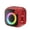 Red, variant on 4 in 1 Wireless Portable Bluetooth Speaker RGB HD Stereo Sound, Type-C Rechargeable with Strap, Support USB TF AUX FM Radio for Camping Cycling Hiking Outdoor Party