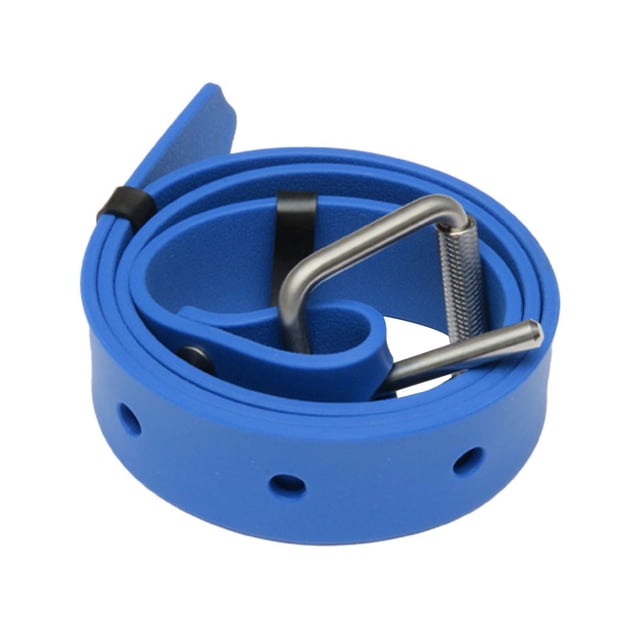 Advancent Cinturón de peso de buceo de silicona elástico 1,3 m cinturones antioxidantes antideslizantes accesorios de apnea para deportes Deportes acuáticos Azul