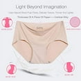 thumbnail image 3 of Zhuge Womens Seamless Panties Ice Silk Hipster, Assorted, Size L Fits Us M, 3 of 4